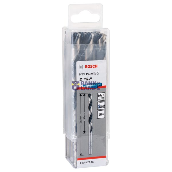 HSS Twist Drill Bit PointTeQ 25/64", 10 pcs. image 2
