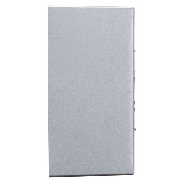 Two gang wall mounting housing, silver image 1