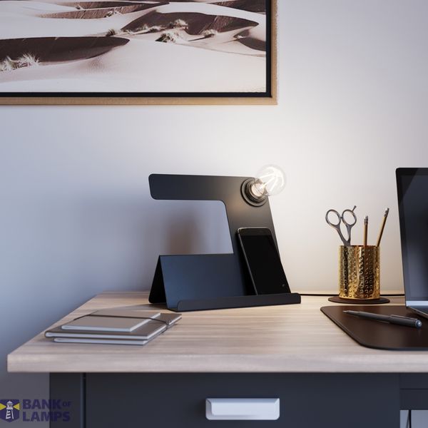 INCLINE DESK LAMP BLACK E27 1X60W IP20 image 7