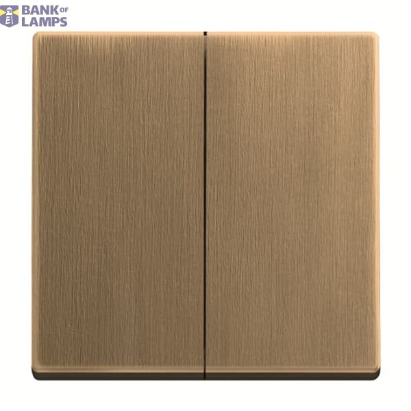 6736 FoH-840-500 Electronic Controls for Switch/dimmer Single rocker brass - 63x63 image 1