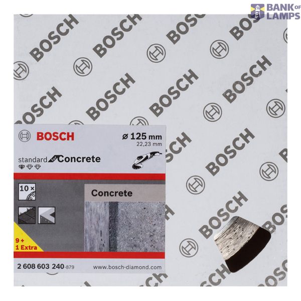 Standard for Concrete diamond cutting disc 125 x 22,23 x 1,6 x 10 mm image 1