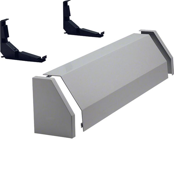 Cable cover,1-section,RAL7035 image 1