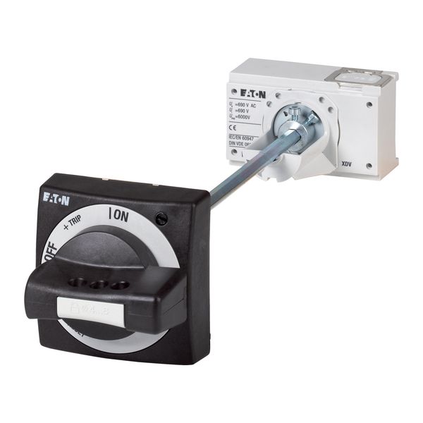 NZM1-XTVDV-60 Door coupling rotary handle, black, lockable on the handle+switch, size 1 image 2