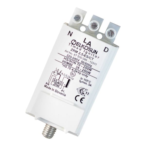 Ignitor ZRM 2.5-ES/CT for HS 70-250W or HI 35-250W image 1