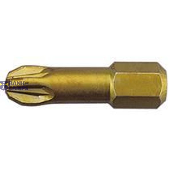 Screwdriver bit 1/4" PZ2x25mm FORMAT image 1