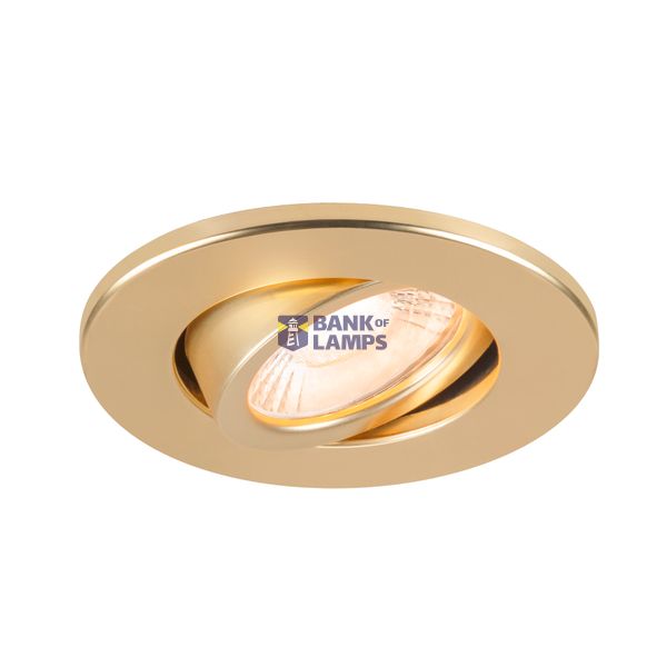 UNIVERSAL DOWNLIGHT cover, for downlight IP20, pivoting, round, gold matt image 2