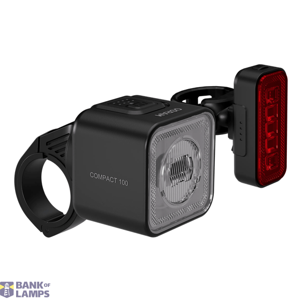 LEDsBIKE® COMPACT 100lux / 1lx=95m / battery life of up to 12h / 5400K / IP54 image 1