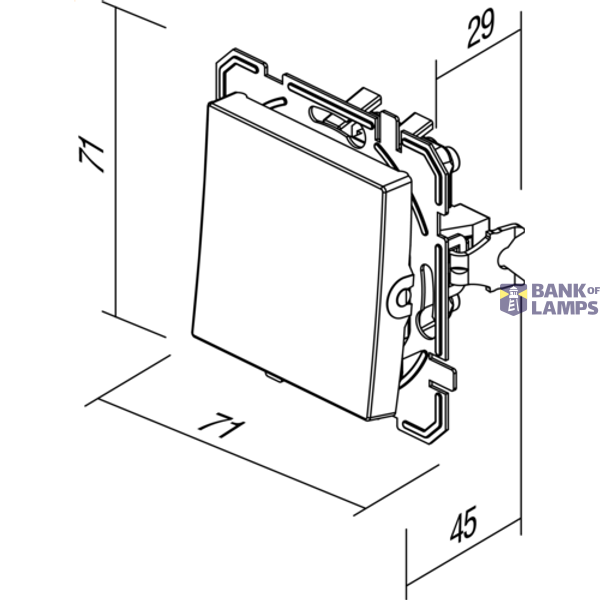 SWITCH 2WAY 10AX 250V~ AT XO 4415010 image 3