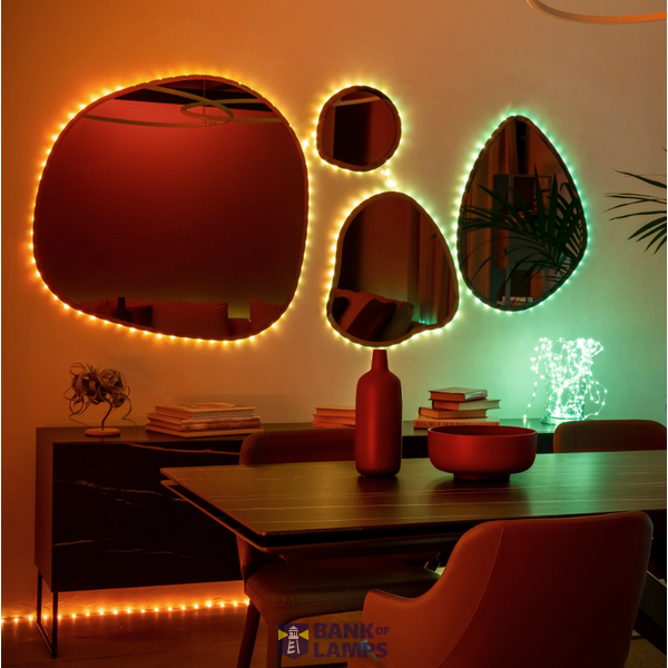 400L RGB Dots Light, 20 meter long, Black, BT+WiFi, Gen II, IP44, Plug F image 2