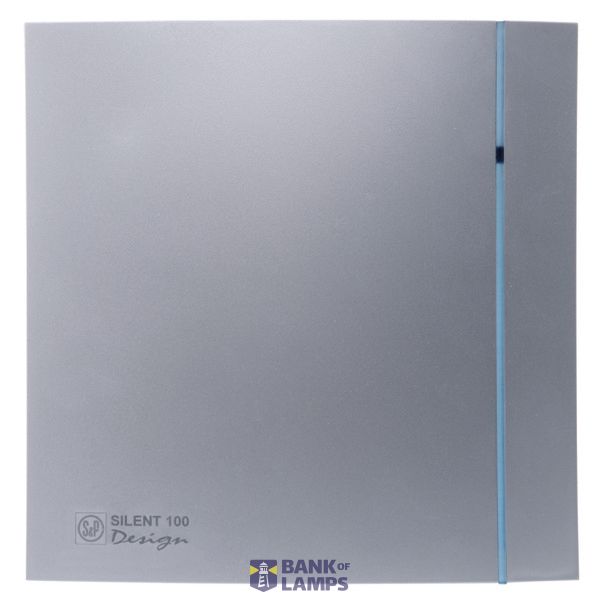 Badkamerventilatoren, SILENT-100 CMZ SILVER DESIGN (220-240V 50HZ) RE image 1