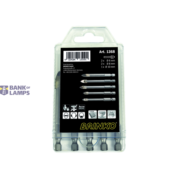 Glass tile drill set 1368 image 1