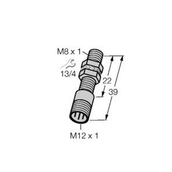 Inductive Sensor   BI1.5-EG08K-Y1-H1341 image 1