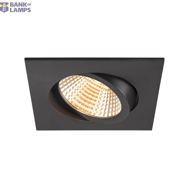 NEW TRIA® 95, ceiling installation ring, L: 11 W: 11 H: 2.6 cm, IP 20, black image 2