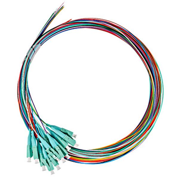 FO Pigtail LC, 50/125æm OM3, 2.0m, Easy Strip, 12pcs image 1