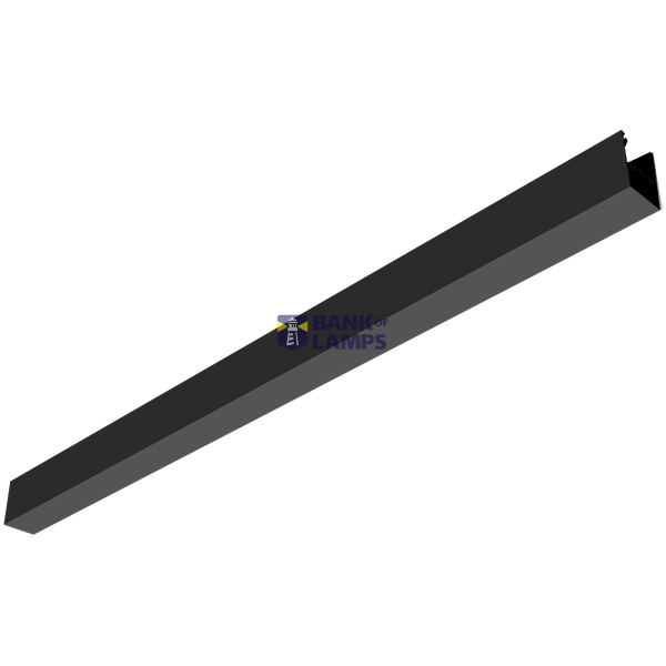 Nile 2 4ft Blank Section Black image 1