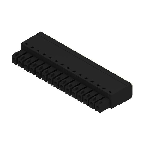 PCB plug-in connector, female plug, 3.81 mm, Number of poles: 15, 180°, PUSH IN with actuator, Clamping range, max. : 1.5 mm², Box image 1