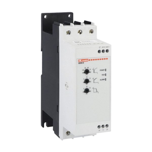 Soft starter, ADXNB... type, basic version, with integrated by-pass relay. Auxiliary supply 100...240VAC. Rated operational voltage 208...600VAC, 25A image 1