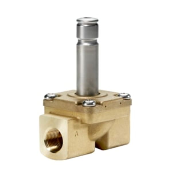 Solenoid valve, EV225B, Function: NC, NPT, 3/8, 2.2 m³/h, PTFE image 1