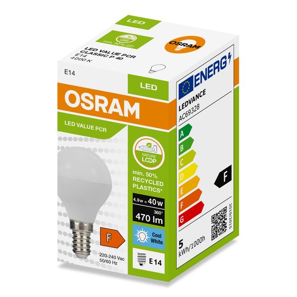 LEDPCRCLP40 4,9W/840 230VFR E14 FS1OSRAM image 2