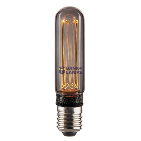 Deco E27 | T30 Tiny Hill | Dim | 1800 Kelvin | 35 Lumen | Light Bulb | Smoked image 1