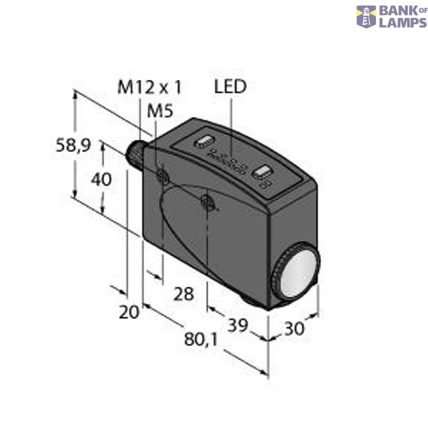 Photoelectric Sensor Color Mark Sensor   R58ECRGB1Q8 image 1