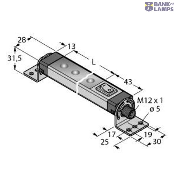 LED Linear Light In the Metal Housing   WLS28-2CR145DXPBQ image 1