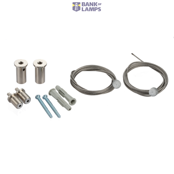 LED T8 Batten suspension Kit image 1