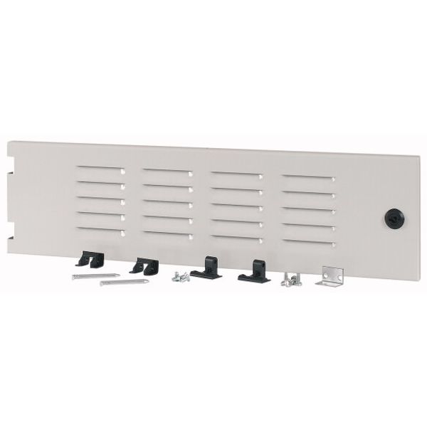 XSDRMV40175 XR-MCCB-PIFT door, ventilated, H = 175 mm, IP42, grey image 1
