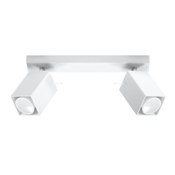 CEILING LAMP MERIDA 2 WHITE GU10 2X40W IP20 image 1