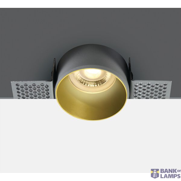BRASS TRIMLESS GU10 10W DARK LIGHT image 1