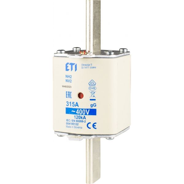 Fuse link, NH2 gG 315A/400V image 1