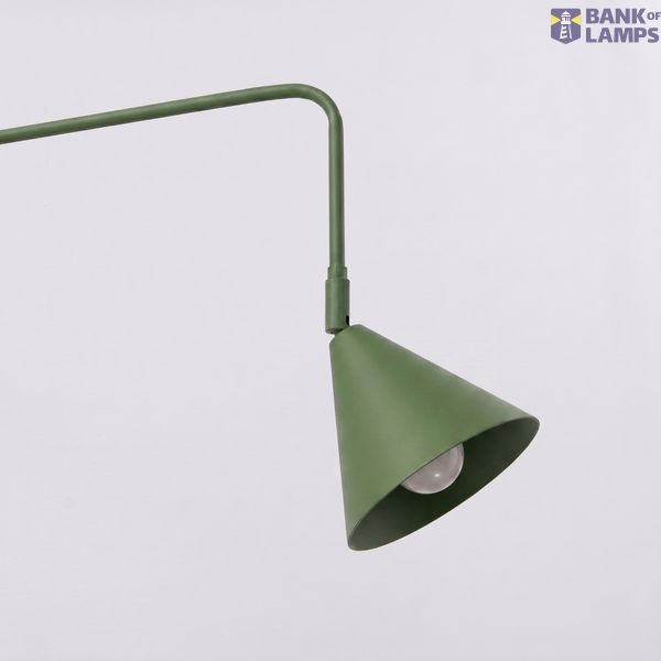 Wall lamp NOX 1 olive green with a switch image 3
