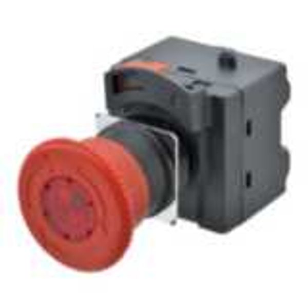 Emergency stop switch, Push-in, 24 VAC/DC illuminated, 40 mm dia, push A22E0197C image 1