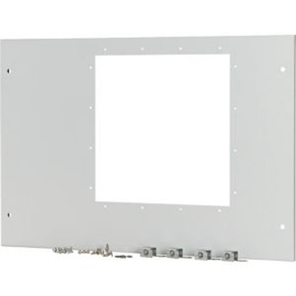 XTMPIX40FC-H550W800 Front cover for IZMX40, fixed, HxW=550x800mm, grey image 4