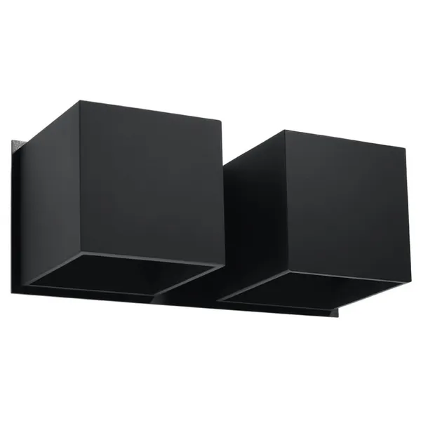 WALL LAMP QUAD 2 BLACK G9 2X40W IP20 image 1