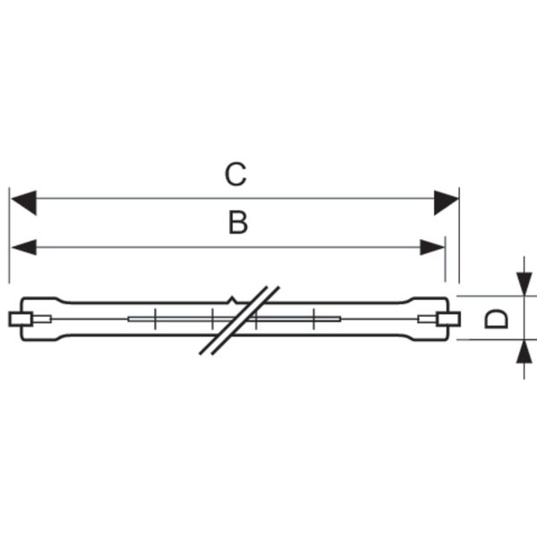 Plusline L 1000W R7s 230V 1CT/10 image 5