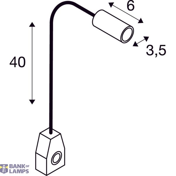 DIO FLEX PLUG, 1W, 3000K, 80lm, chrome/white image 3