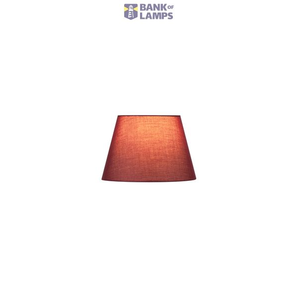 FENDA, lamp shade, conical, wine-red, /H 30/20 cm image 1