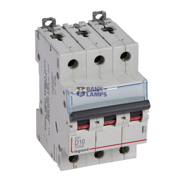 MCB - DX³ 10000 - 16 kA - 3P - 400 V~ - 10 A - D curve image 2