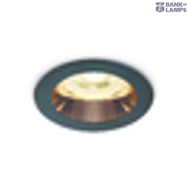 BLACK GU10 10W COPPER REFLECTOR DARK LIGHT image 2