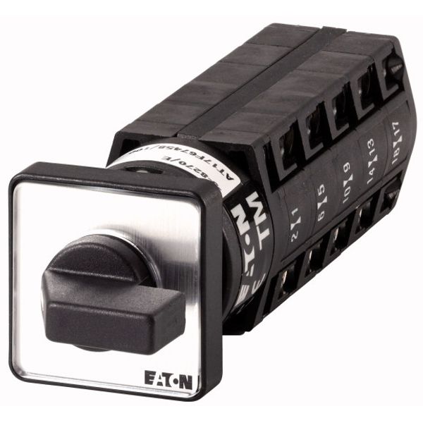 TM-5-8369/E Changeoverswitches, TM, 10 A, flush mounting, 5 contact unit(s), Contacts: 10, 60 °, maintained, Without 0 (Off) position, 1-2, Design number 8369 image 3