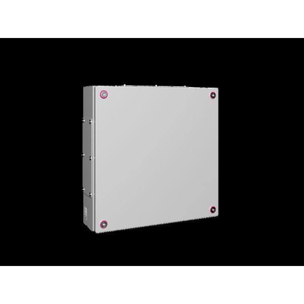KX Terminal box, WHD: 400x400x120 mm, sheet steel image 2