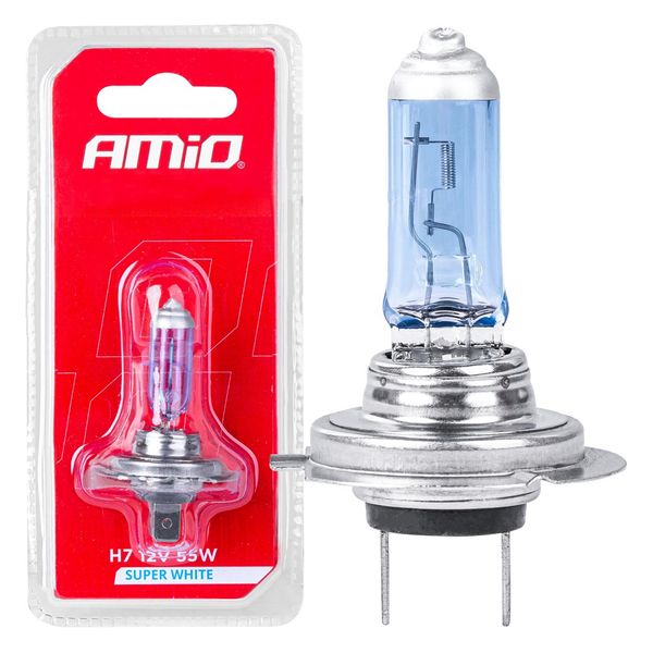 Halogen bulb H7 12V/55W Super White 1pc blister image 1