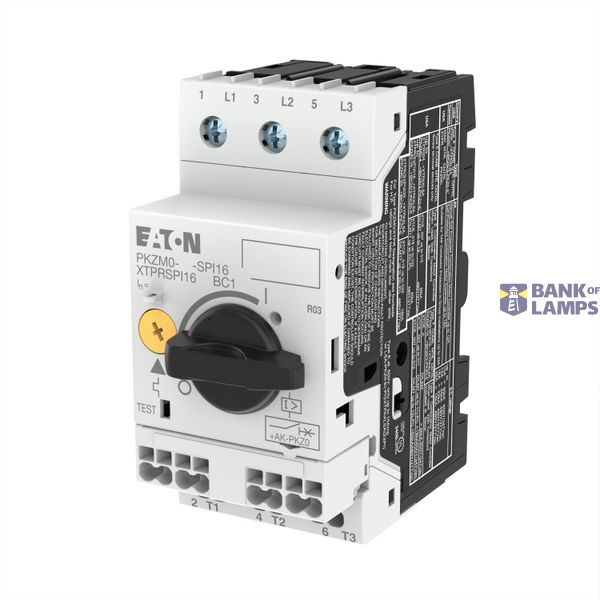 Motor-protective circuit-breaker, 3-pole + 1 N/O + 1 N/C, 0.4 - 0.63 A image 1