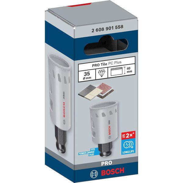 PRO Tile PC Plus Hole Saw, 35 mm image 1