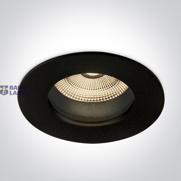 BLACK 6,5W CCTV IP65 230V DARK LIGHT image 1