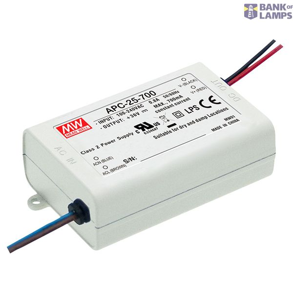 APC-25-1050 Led driver, 25.2W, 9-24V, 1050mA CC, MEAN WELL image 1
