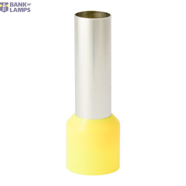 Single insulated sleeve terminal HI 25.0/22-zo yellow, Al/Cu image 1