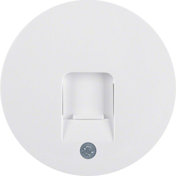 Centre plate dust prot. slider, R.1/R.3, p. white glossy image 1