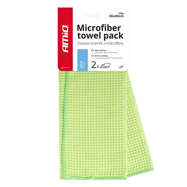 Microfiber cleaning cloth for coarse impurty 30x40cm 280g AMIO-03734 image 1